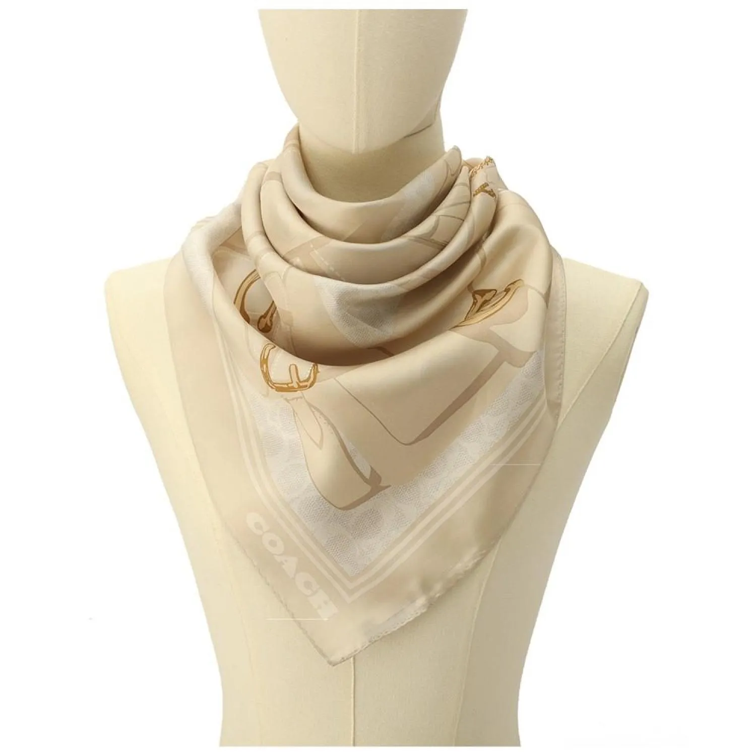 35" Tabby Silk Square Scarf