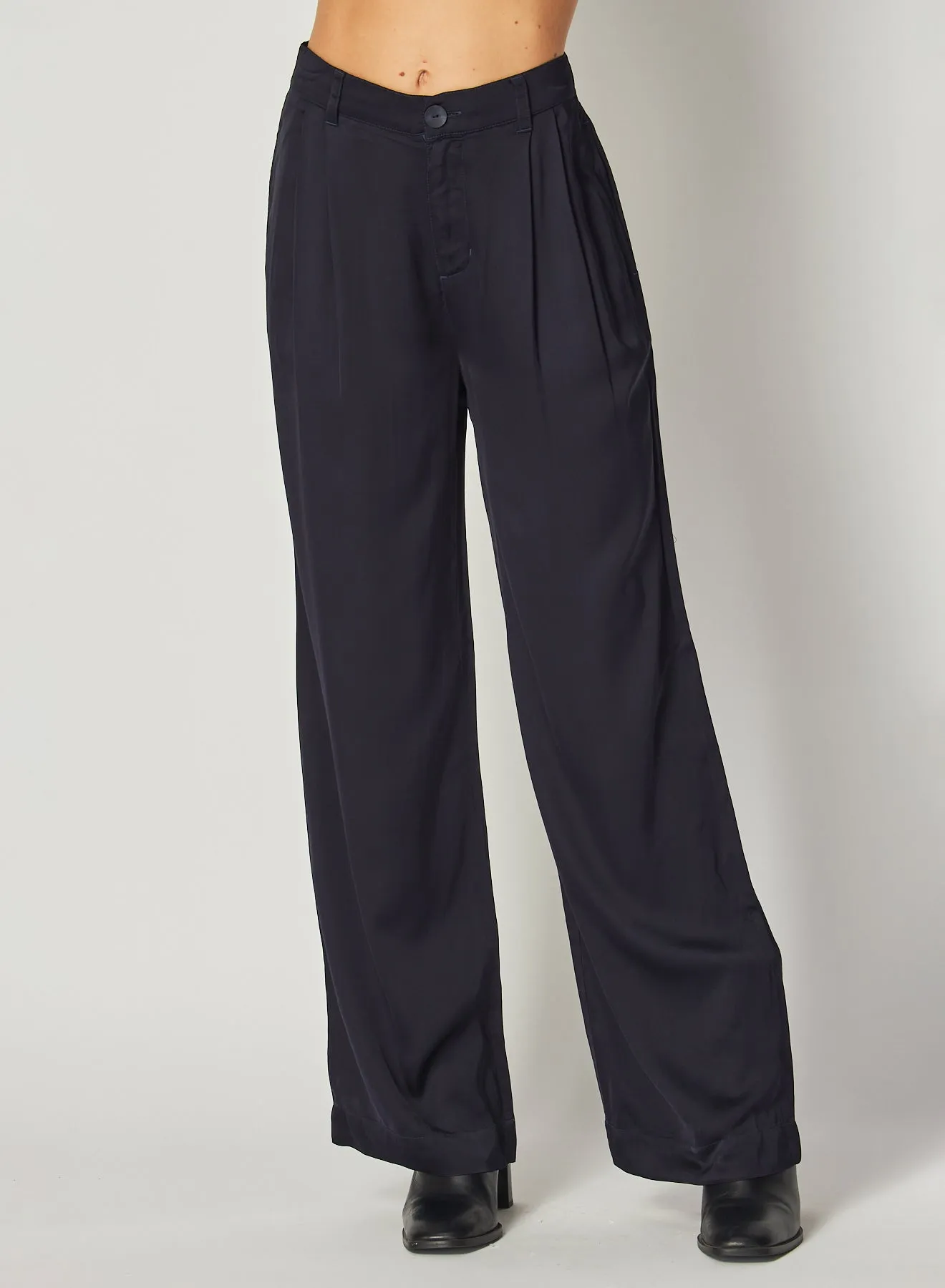 Bella Dahl Pleated Wide Leg Trouser