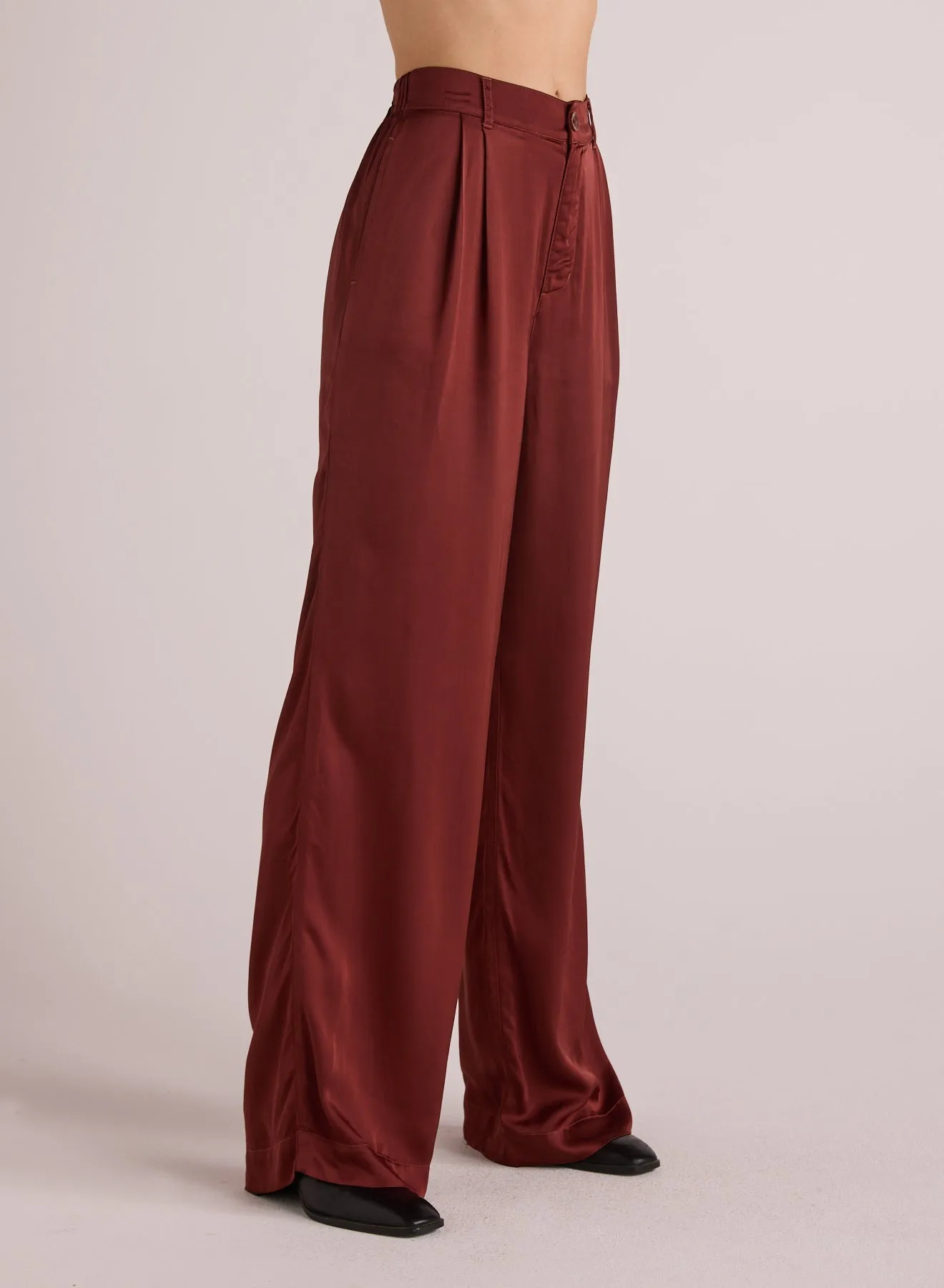 Bella Dahl Pleated Wide Leg Trouser