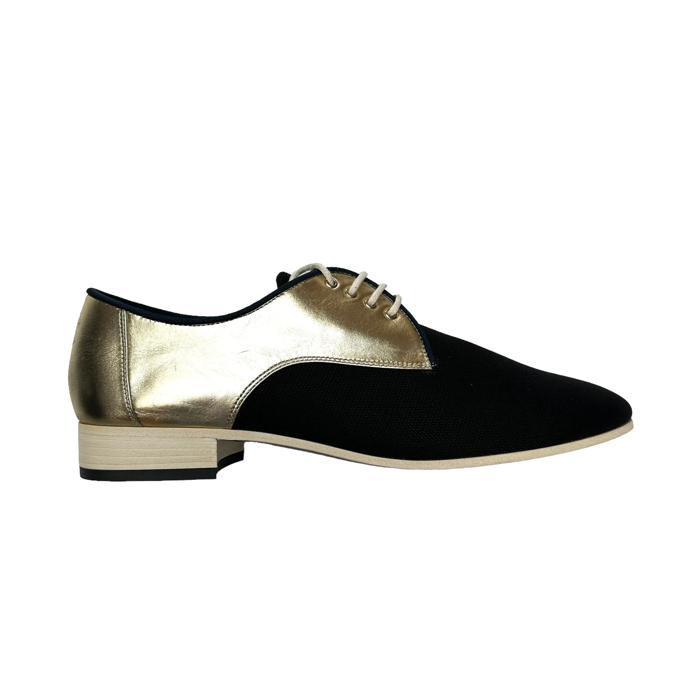 Black & Gold Loafers - 9.5