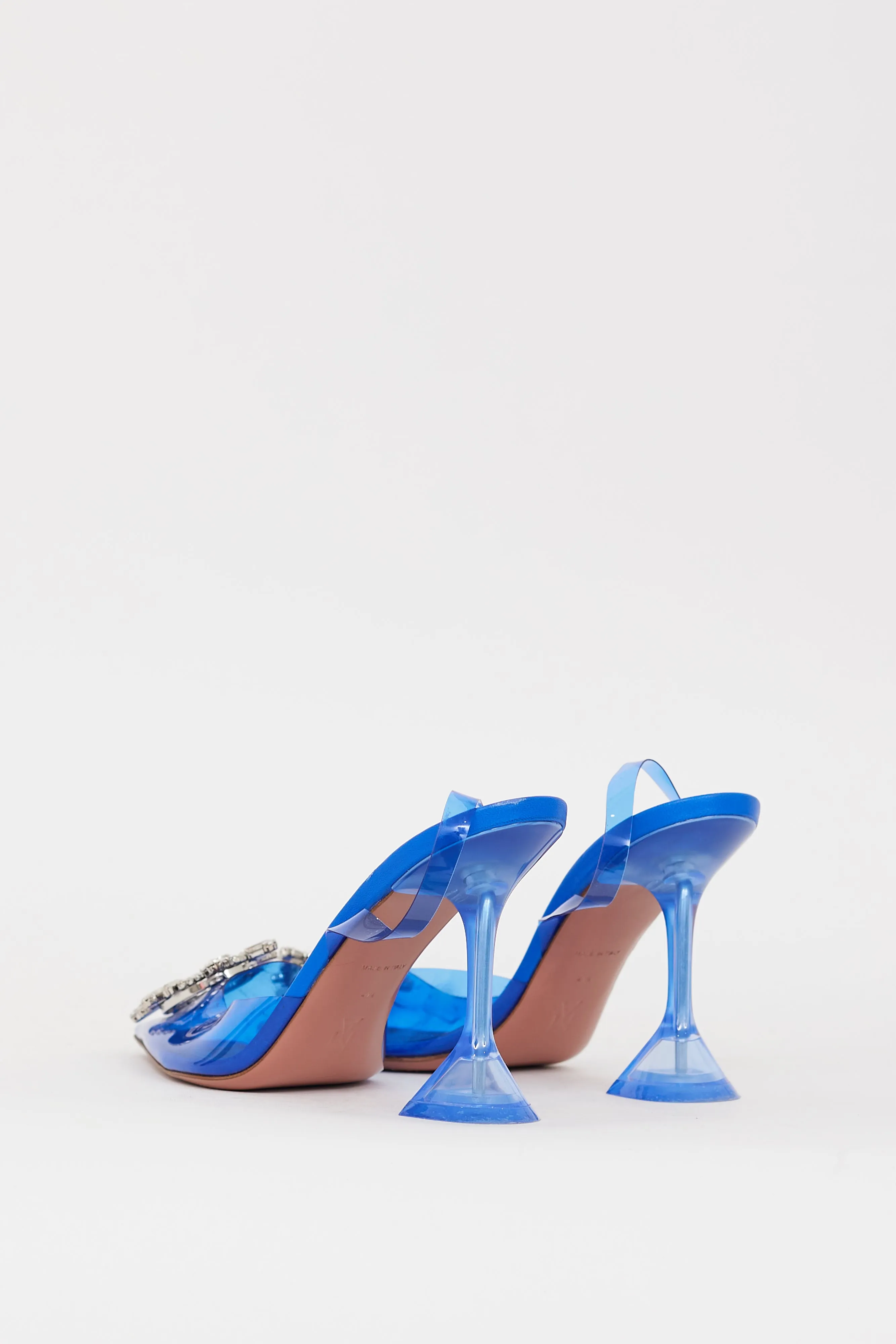 Blue Begum Glass Embellished Heel