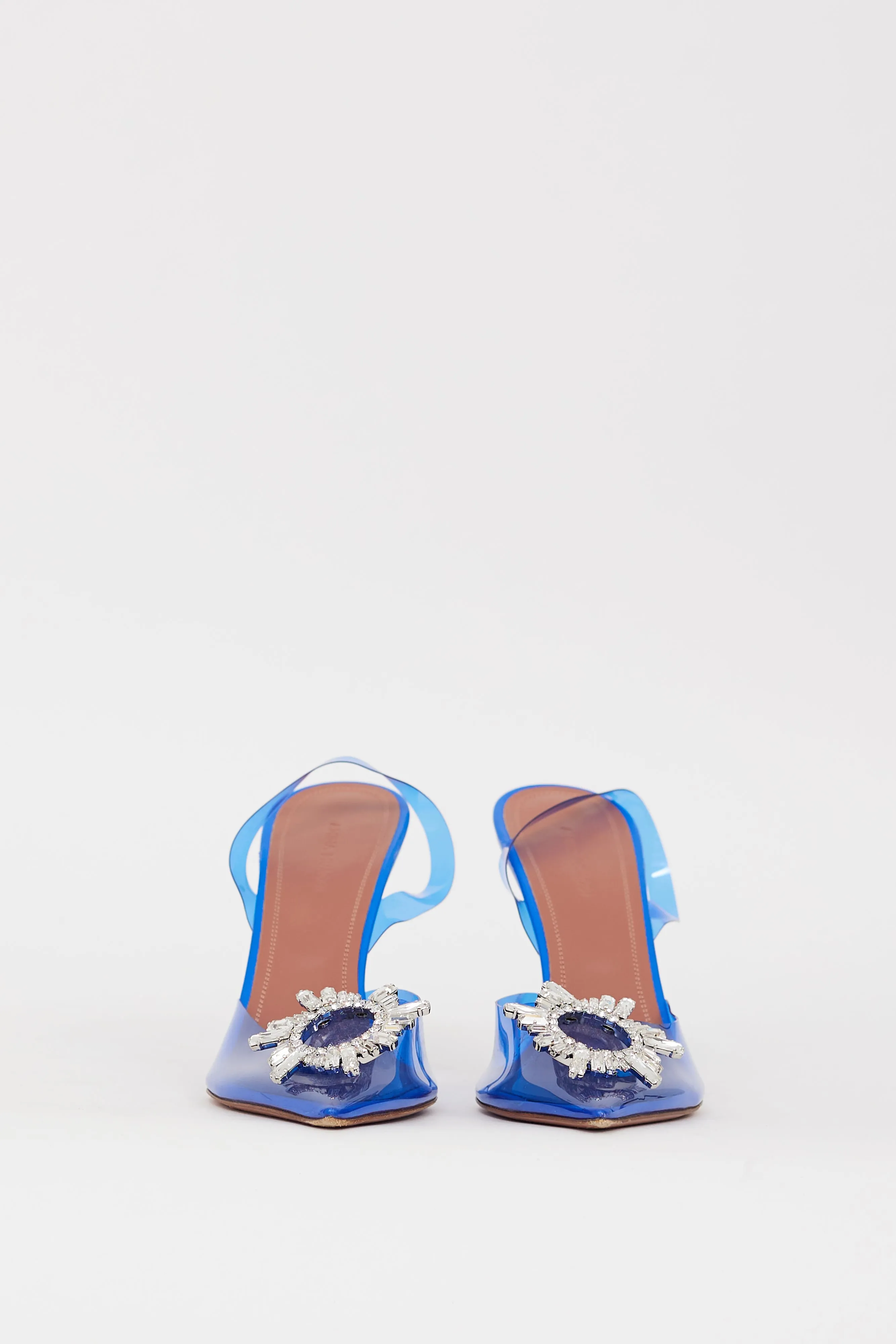 Blue Begum Glass Embellished Heel