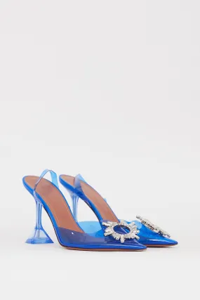 Blue Begum Glass Embellished Heel