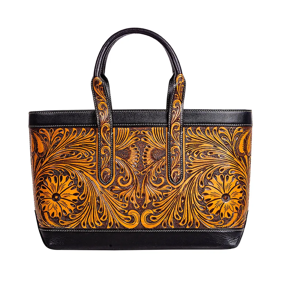 Canyon Meadows Hand-tooled Handbag