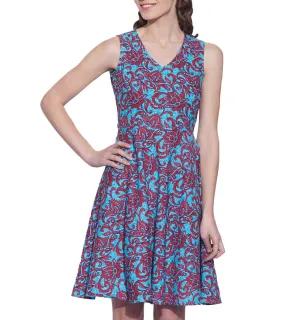 Clothes For Women Cotton Printed Dress,Machine Washable,W-CPD38-1607, Size-38 Inch