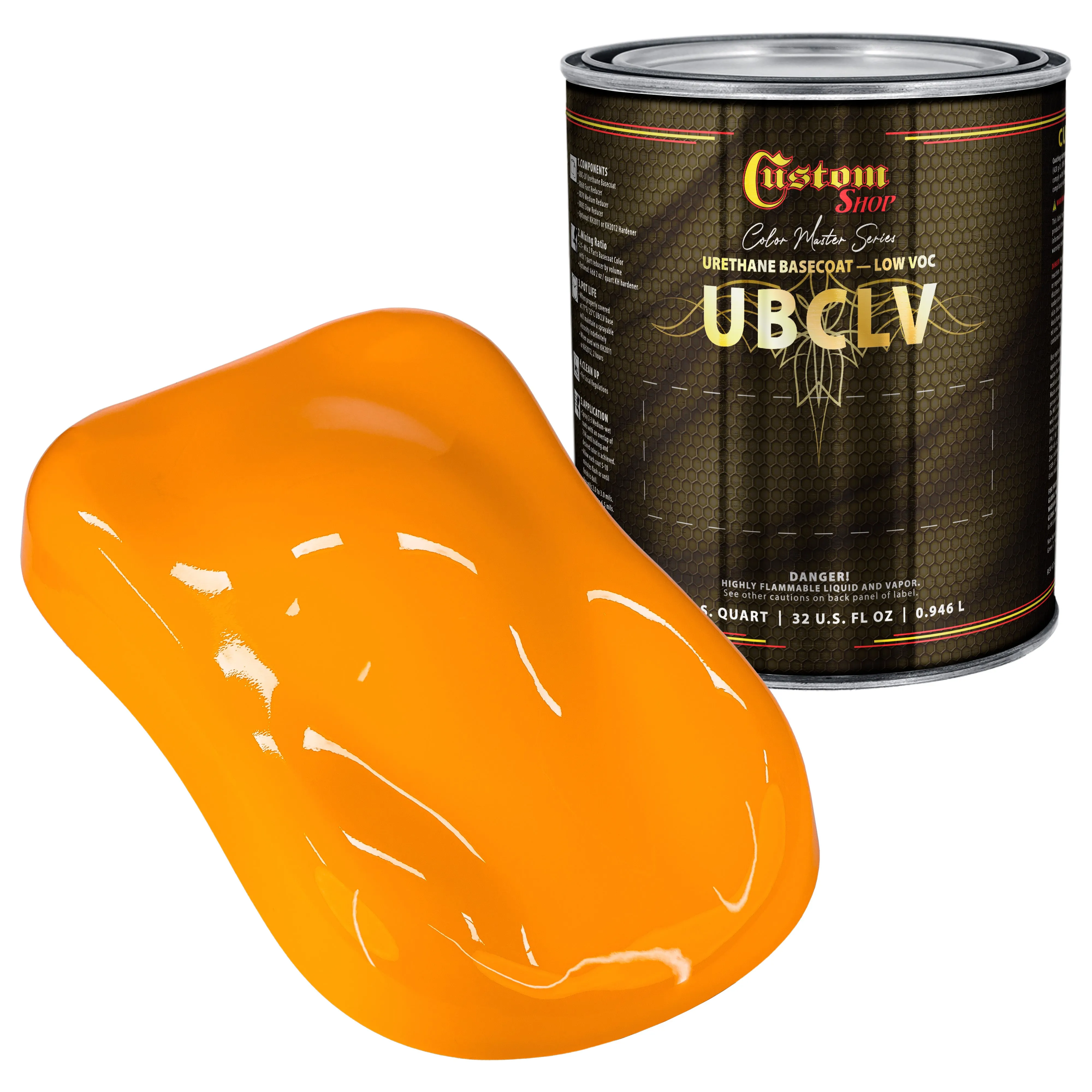 Custom Shop SBC Solid Basecoat - Chrome Yellow Basecoat- Quart