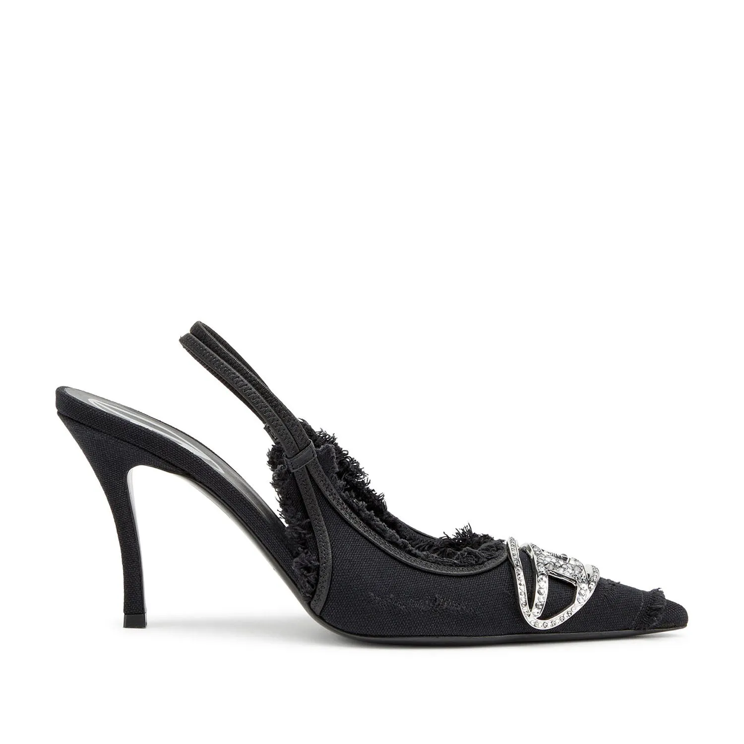 Diesel Women's D-Venus Slingback Shoes in Black