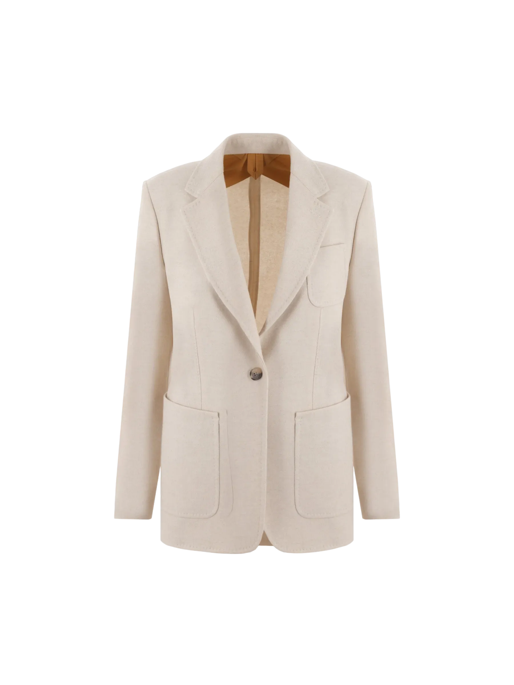 Herringbone Cashmere Blazer