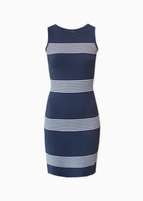 Jeena – Nautical Striped Sleeveless Dress