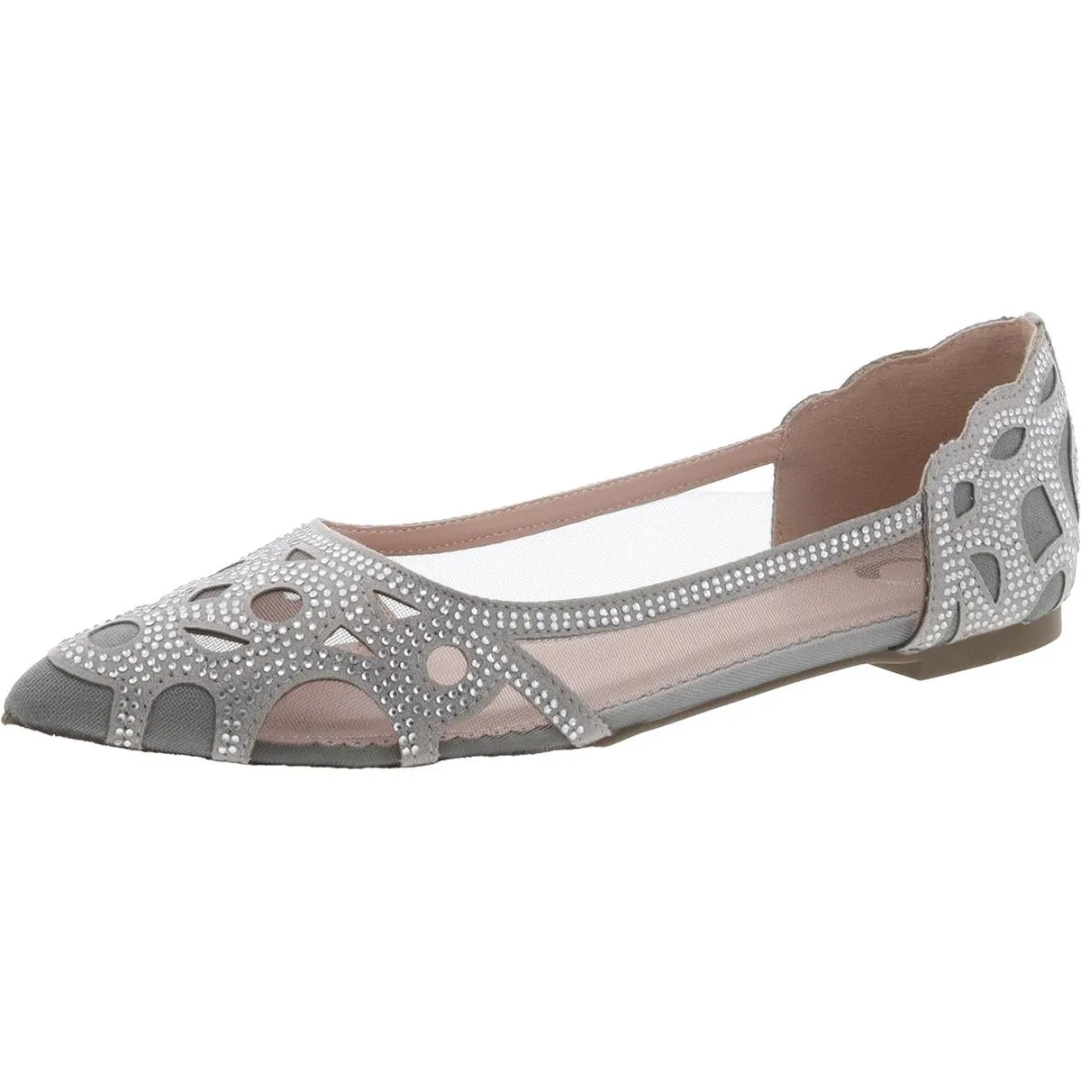 Journee Collection Womens Embellished Pointed Toe Loafers