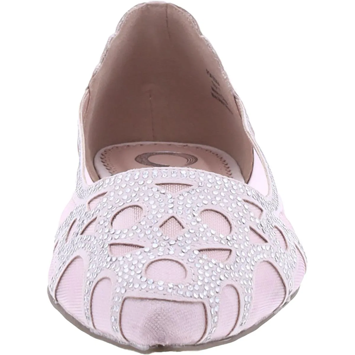 Journee Collection Womens Embellished Pointed Toe Loafers