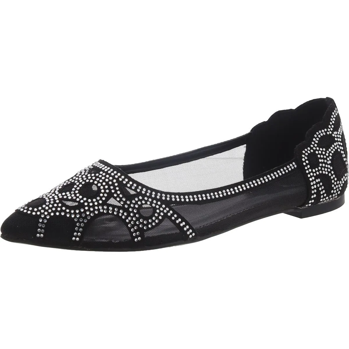 Journee Collection Womens Embellished Pointed Toe Loafers