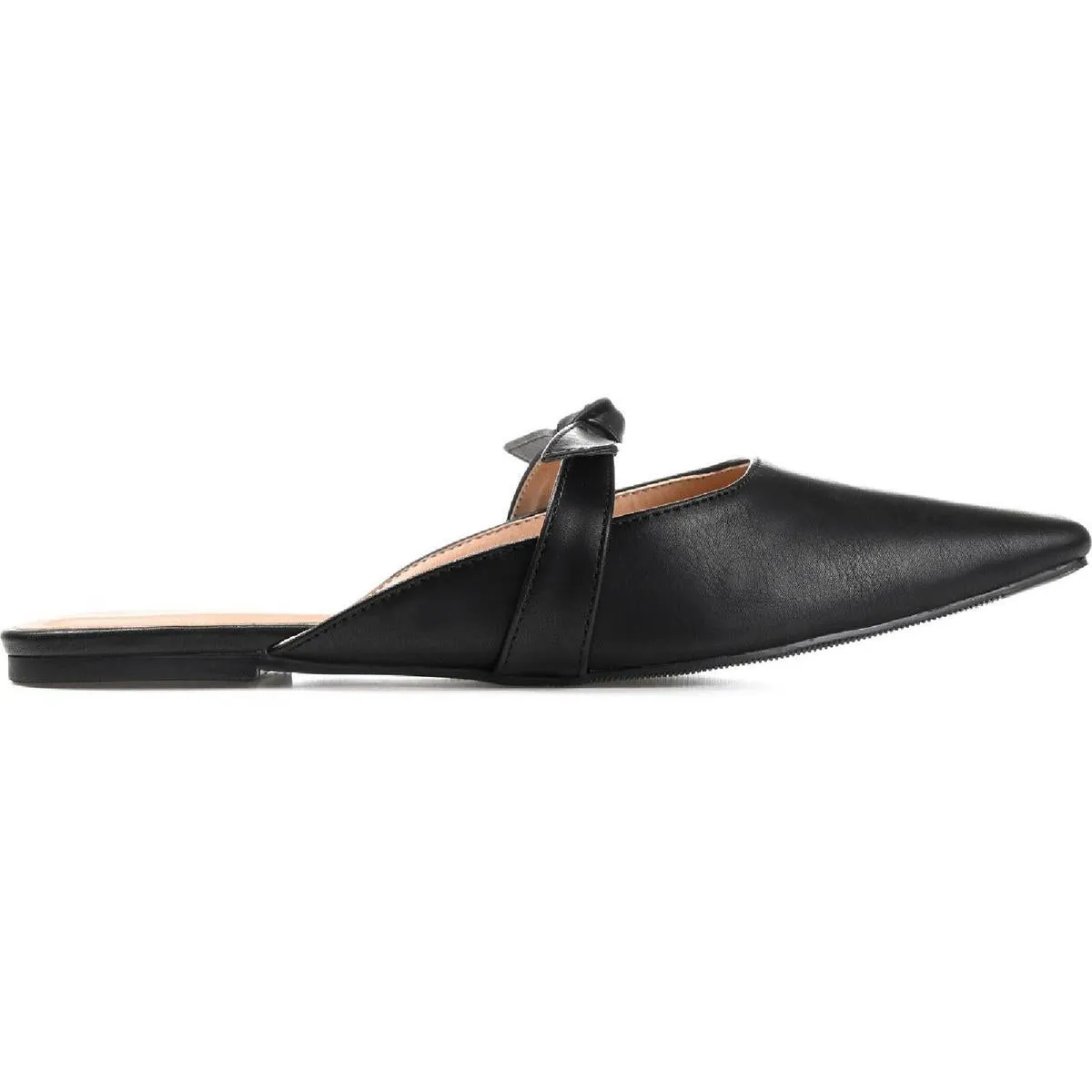 Journee Collection Womens Missie Faux Leather Pointed Toe Loafers