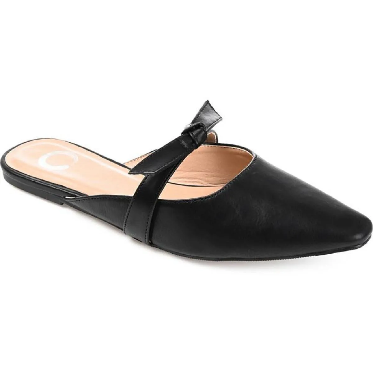 Journee Collection Womens Missie Faux Leather Pointed Toe Loafers