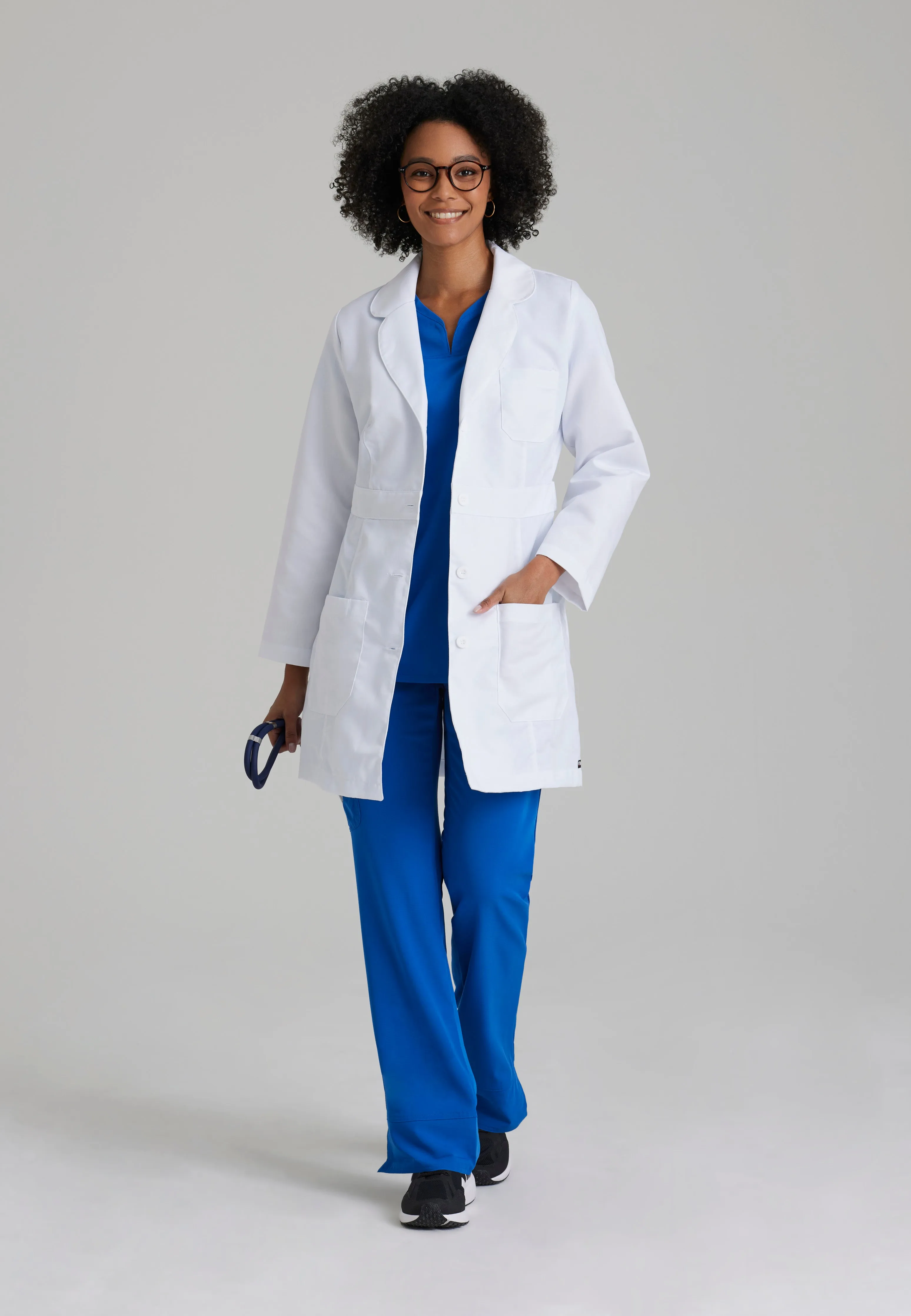 Lily 3-Pocket 34" Lab Coat