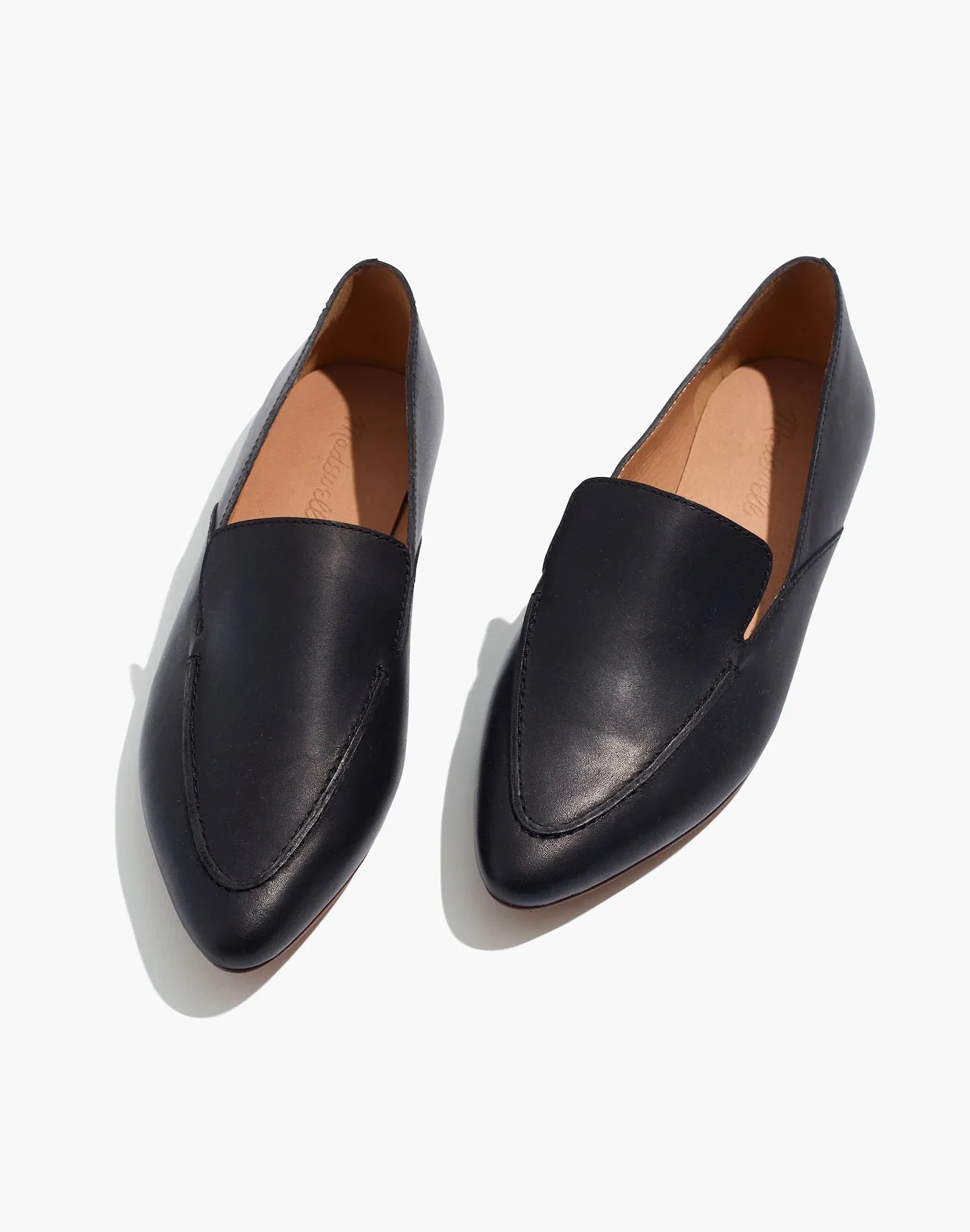 Madewell Black Leather Loafers (6.5)