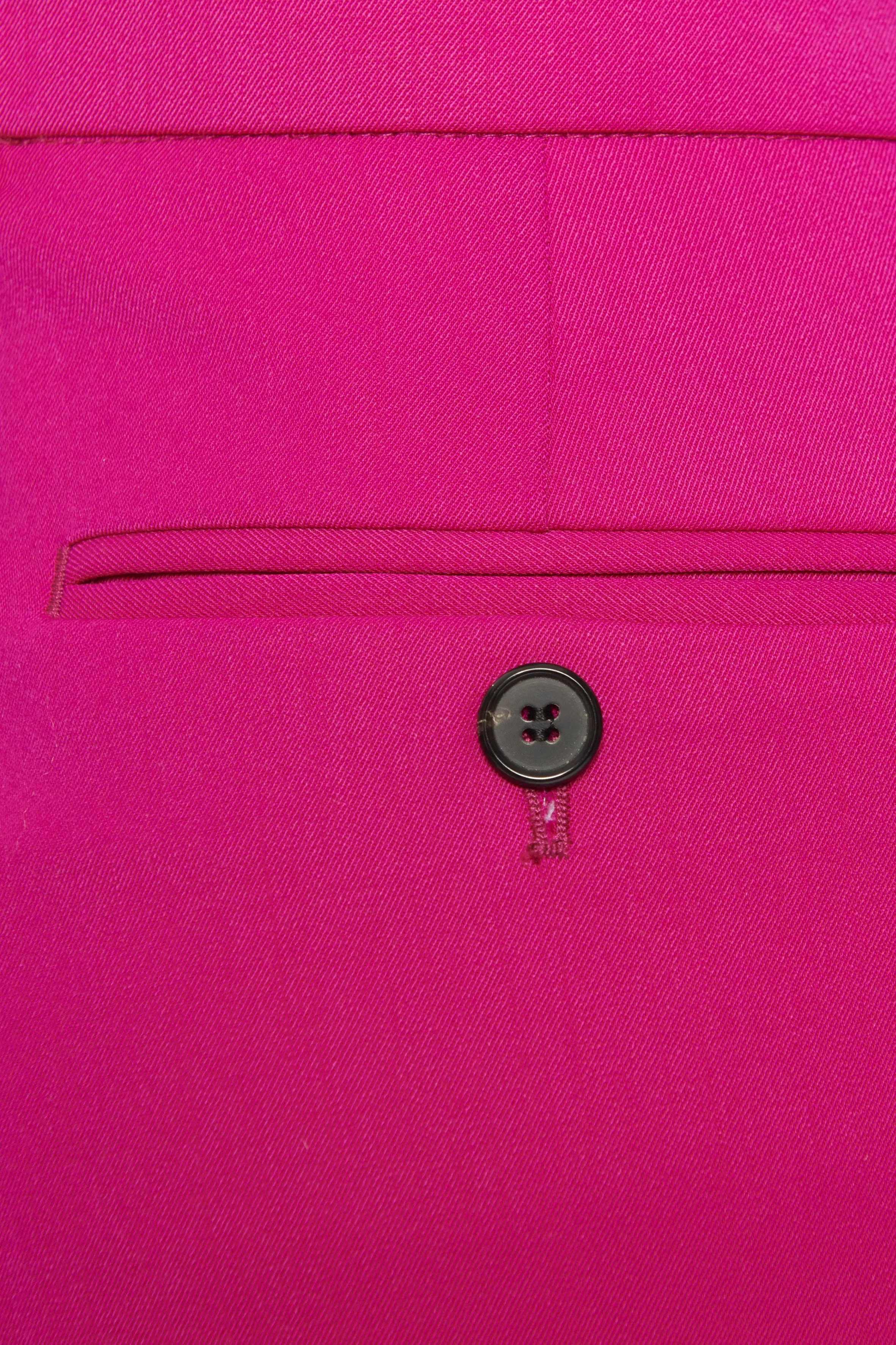 Magenta Smart Preowned Straight Leg Trousers