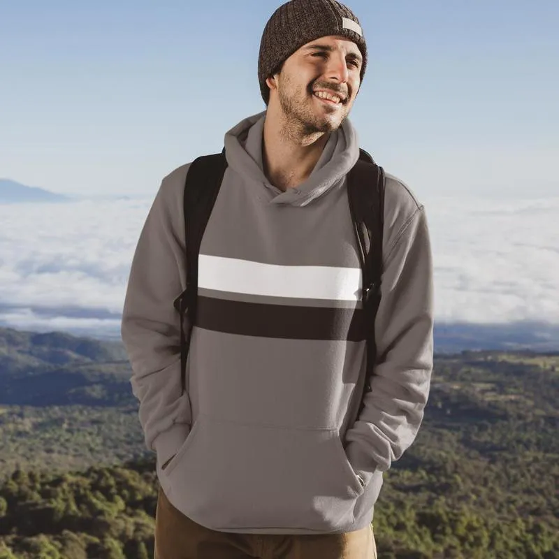 Mens Double Strip Hoodie