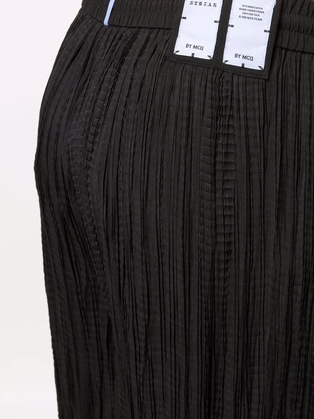 Micro-Pleated Design Trousers