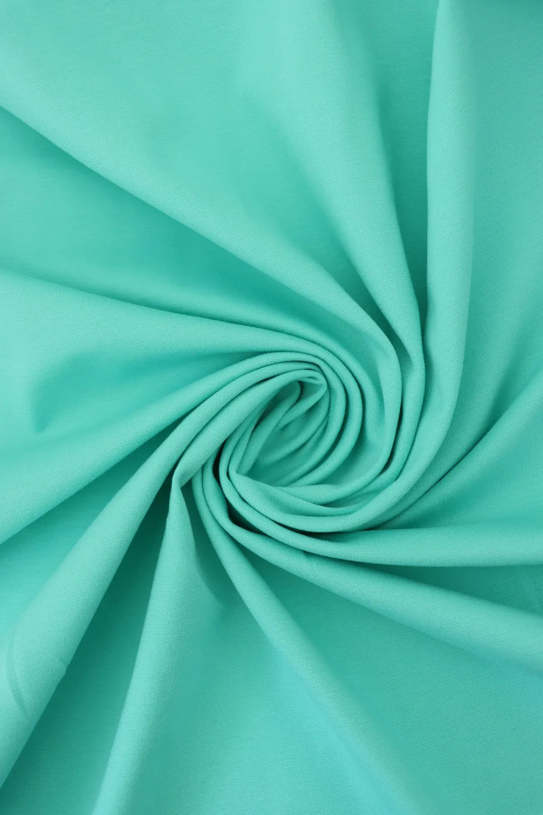 Minty Bright Viscose Nylon Ponte