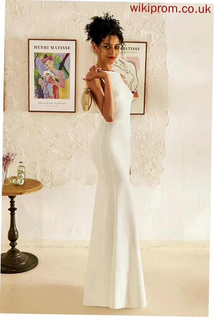 Neck Scoop Wedding Dresses Haleigh Trumpet/Mermaid Floor-Length Wedding Dress