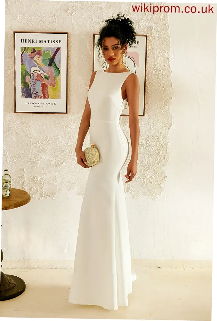 Neck Scoop Wedding Dresses Haleigh Trumpet/Mermaid Floor-Length Wedding Dress