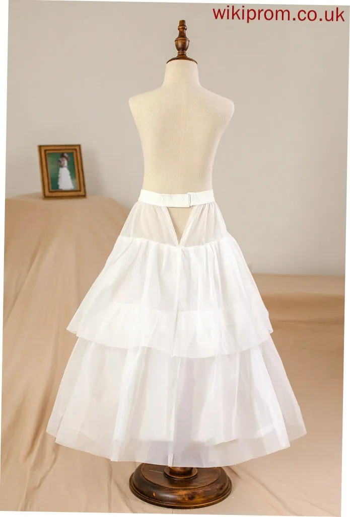 Scoop Junior Bridesmaid Dresses Tulle Beading Sash Bow(s) Floor-Length Payten With Ball-Gown/Princess Neck