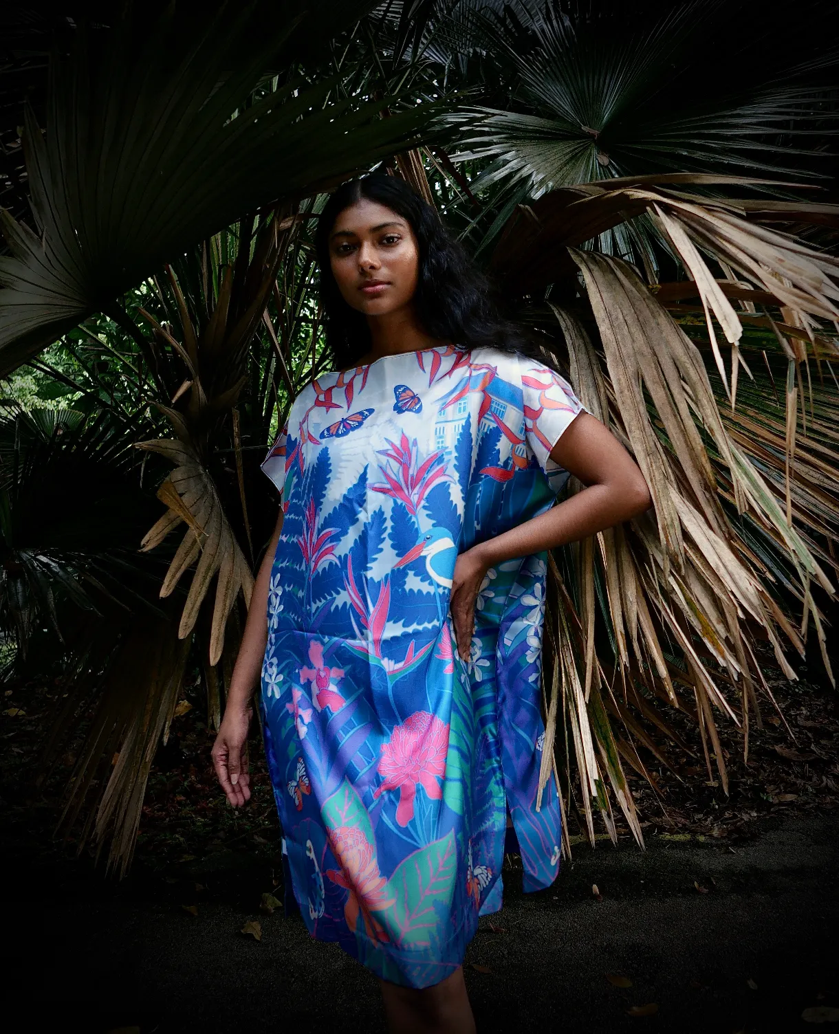 Silk Kaftan - Coastal Life