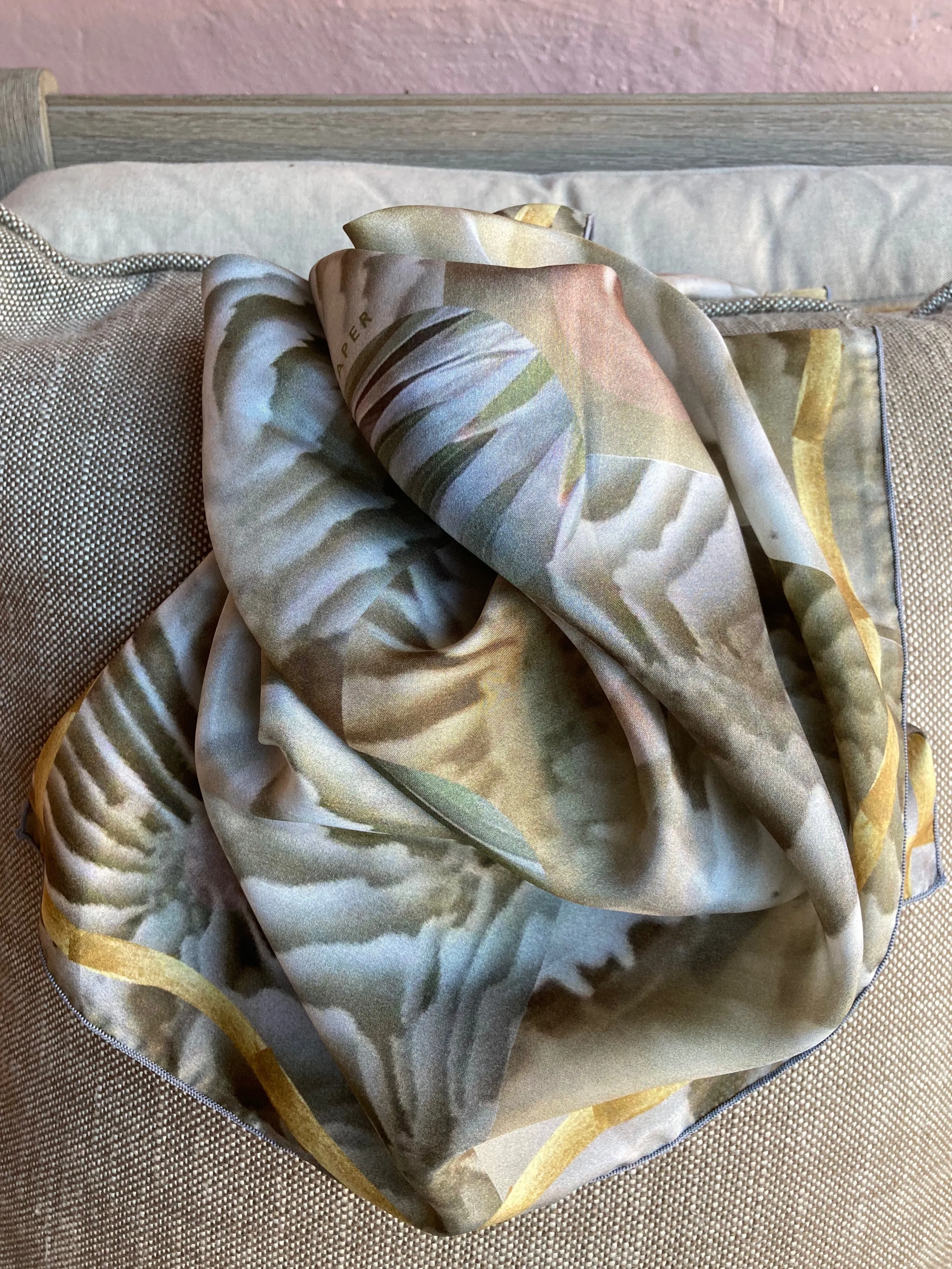 Silk Scarf, "Folds"