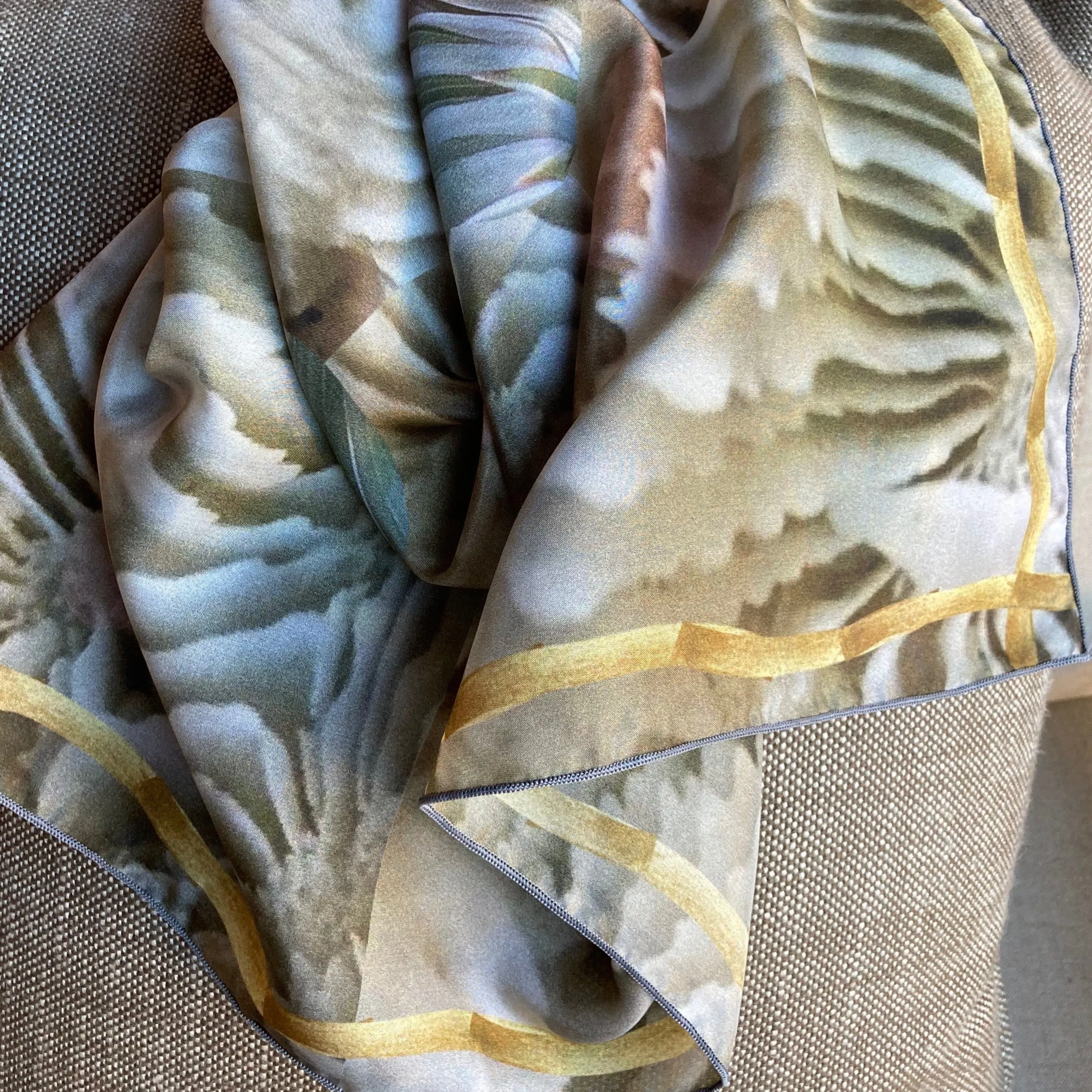 Silk Scarf, "Folds"