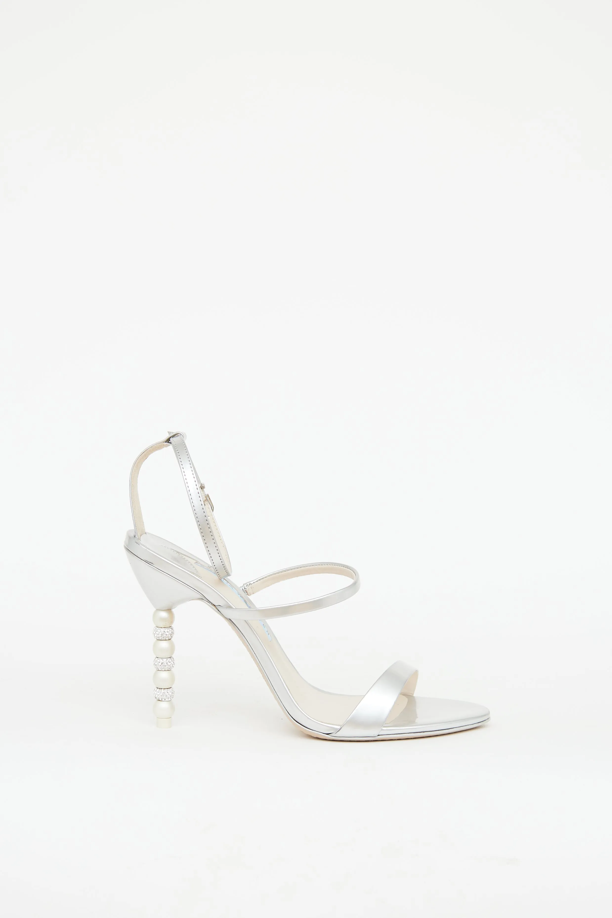 Silver Pearl Bridal Heel