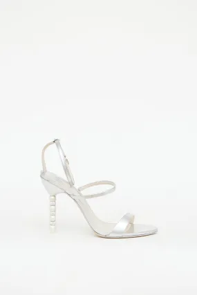 Silver Pearl Bridal Heel