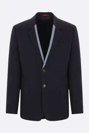 Single-breasted Gabardine Wool Jacket