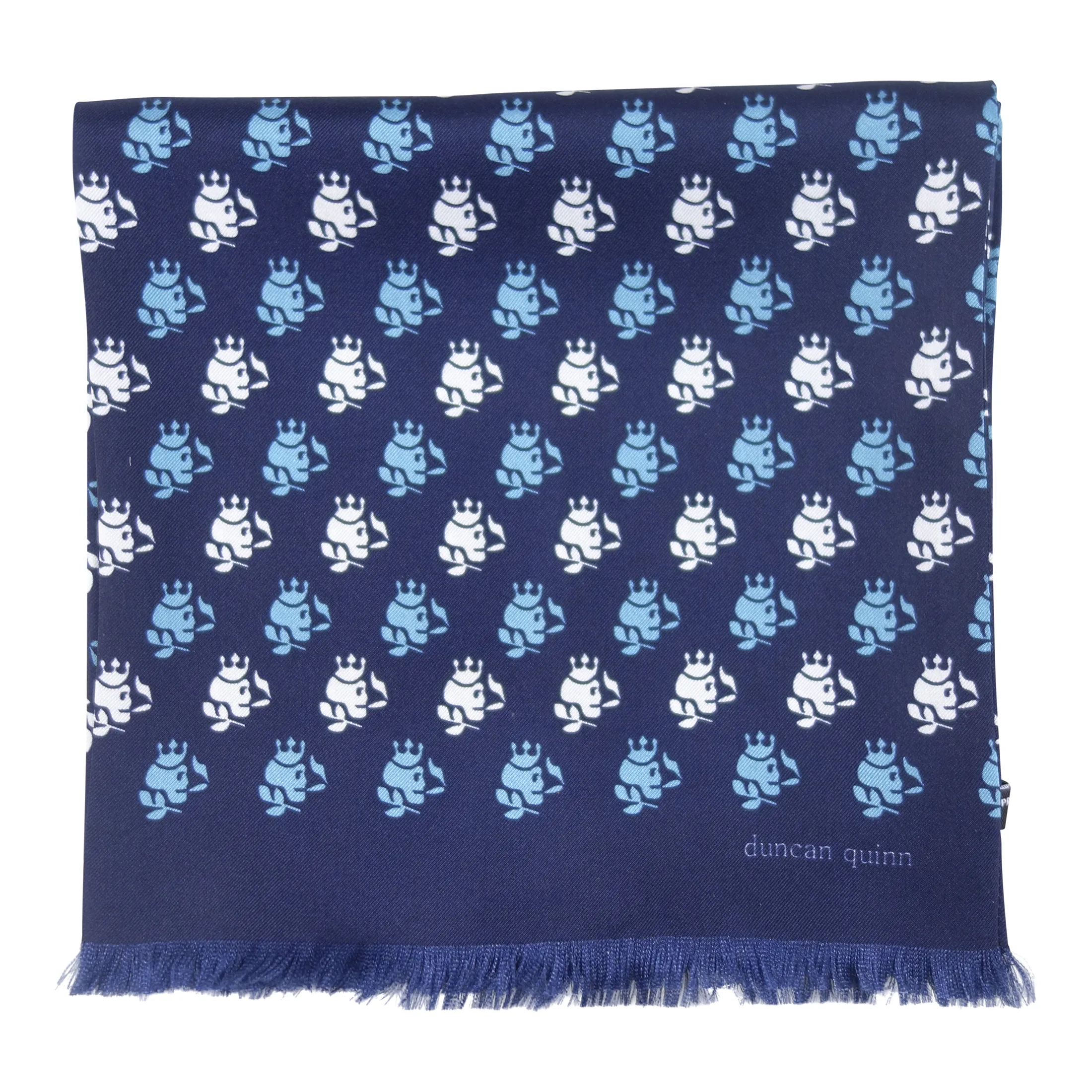 Smoking Skulls Silk Scarf