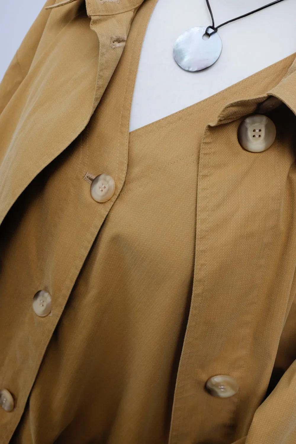 VEST VINTAGE BEIGE MAC TRENCH COAT