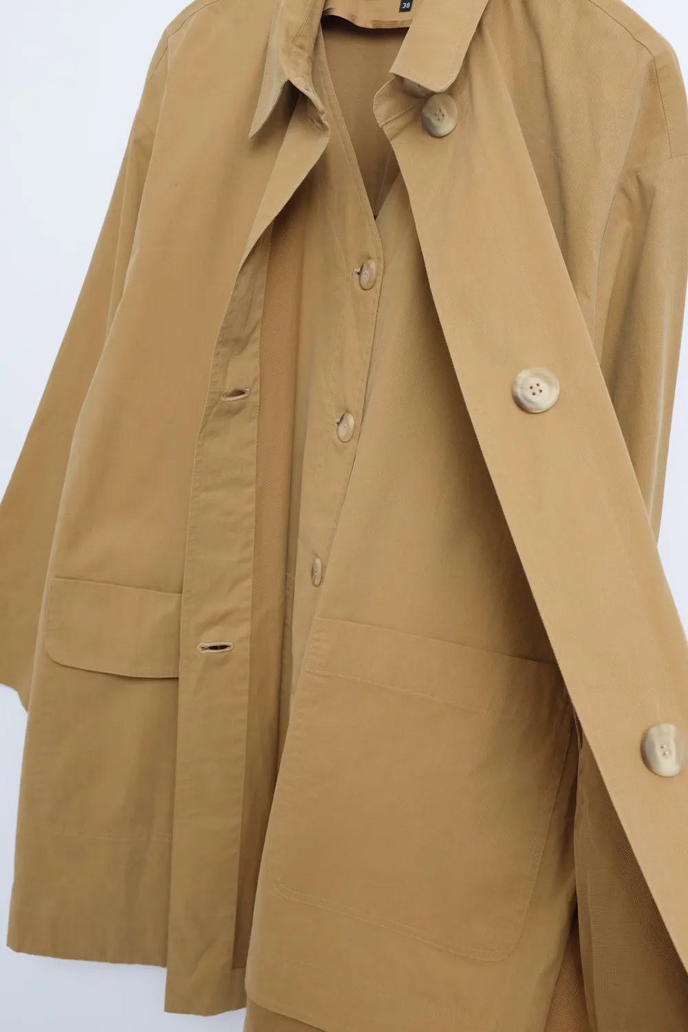 VEST VINTAGE BEIGE MAC TRENCH COAT