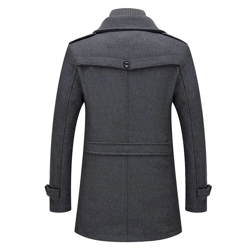 Warm Cold-Resistant Stylish Woolen Men's Coats