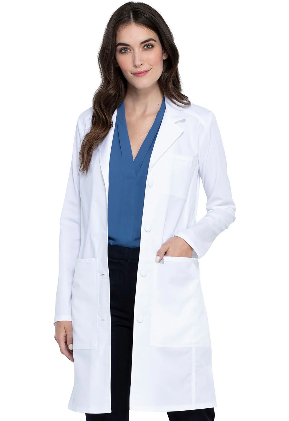 Women's 36" Lab Coat - Antimicrobial with Fluid Barrier