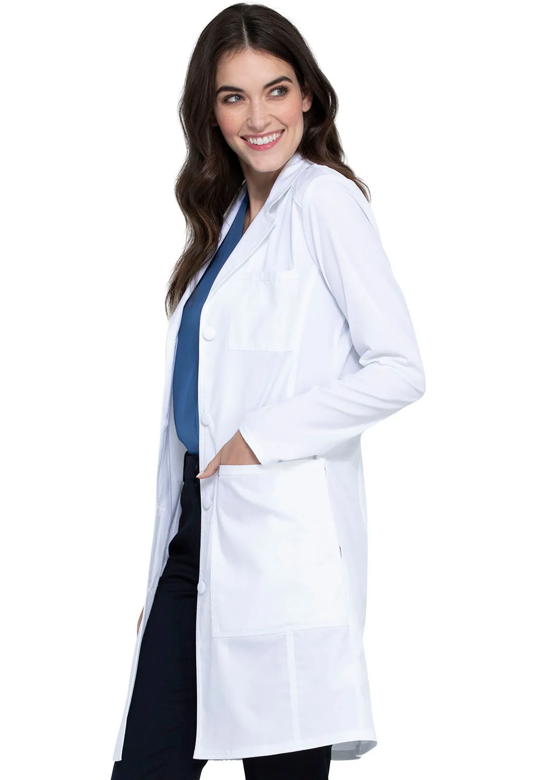 Women's 36" Lab Coat - Antimicrobial with Fluid Barrier