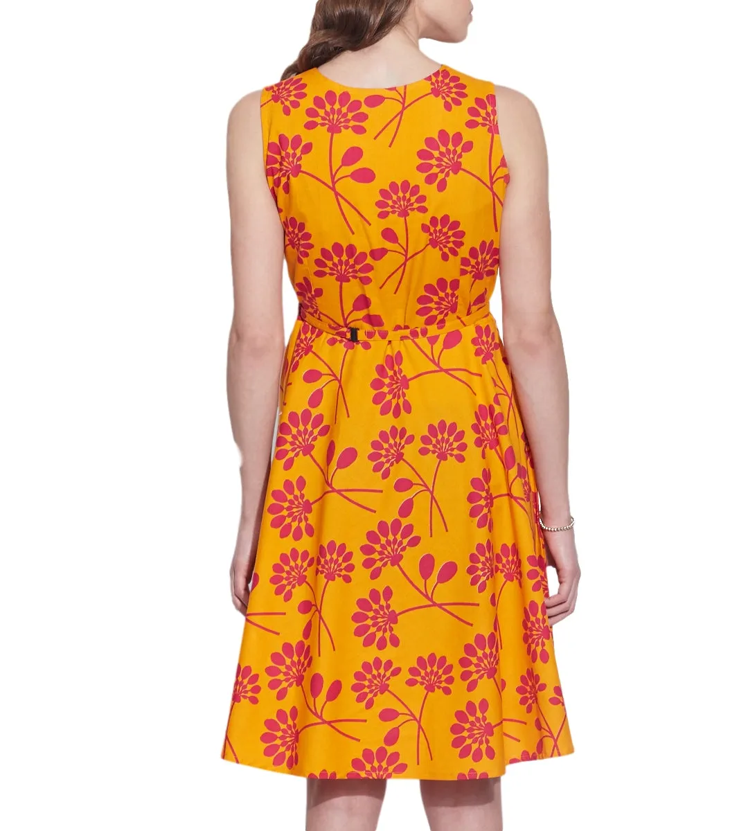 Women's Apparel Cotton Printed Dress,Machine Washable,W-CPD40-1617, Size-40 Inch